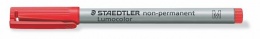 Alkoholmentes marker, OHP, 1 mm, STAEDTLER "Lumocolor® 315 M", piros